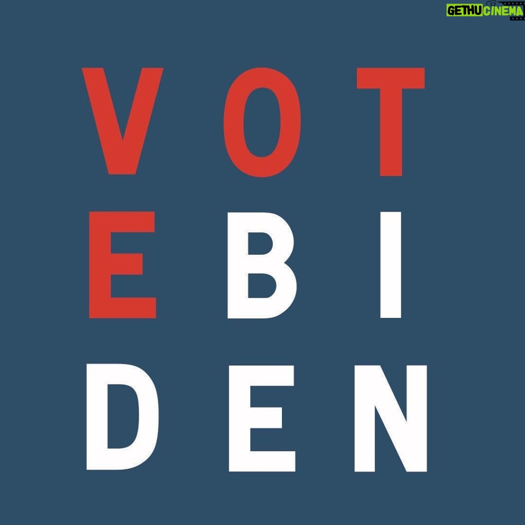 Bianca Roe Instagram - VOTE @joebiden today; we believe in the UNITED states of America, we believe in Freedom and Liberty, we believe in the Separation of Church and State, we believe all Men, Woman, LBGTQ are created equal, we believe in Science, we believe in a Woman’s right to choose, we believe Black Lives Matter, we believe in Journalism and that news is not fake and we believe no Human is illegal. We believe in Democracy and that everyone has the right to VOTE. Vote today, as your conscience dictates, not by the color of your party - Red or Blue, but for the vision you hold for this Country, we all call home. Respect your Neighbour, respect everyone’s differences. Today we choose what we want our world to look like tomorrow. Democracy, above all things is our highest ideal. #VOTE