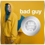 Billie Eilish Instagram – bad guy went diamond………………………. HUUUUUHHHHHHHHHHHHHHH?????????? forever and ever grateful for this silly little song man. love you guys so much its stupid  @finneas