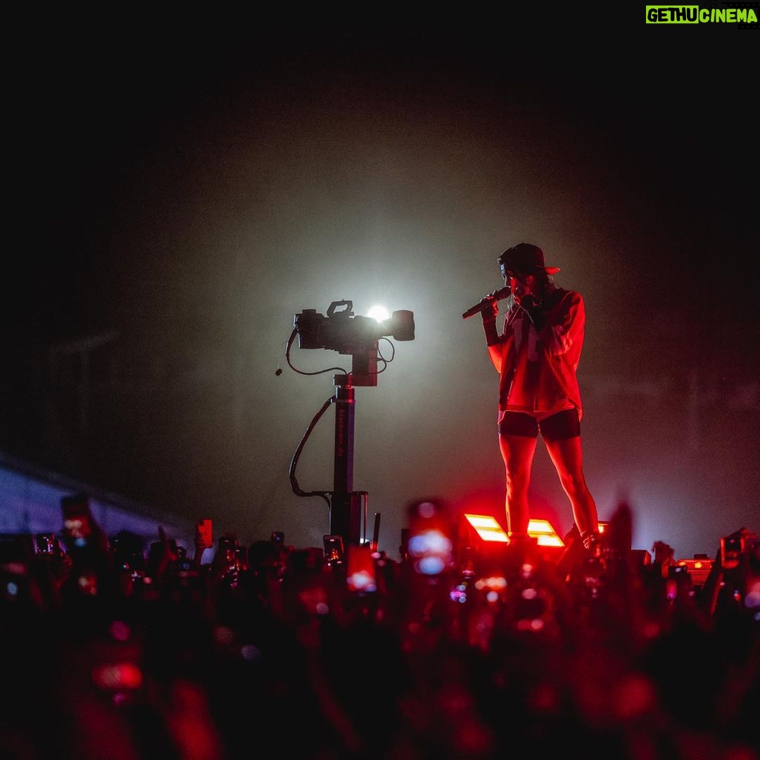Billie Eilish Instagram - heart on fire Buenos Aires, Argentina