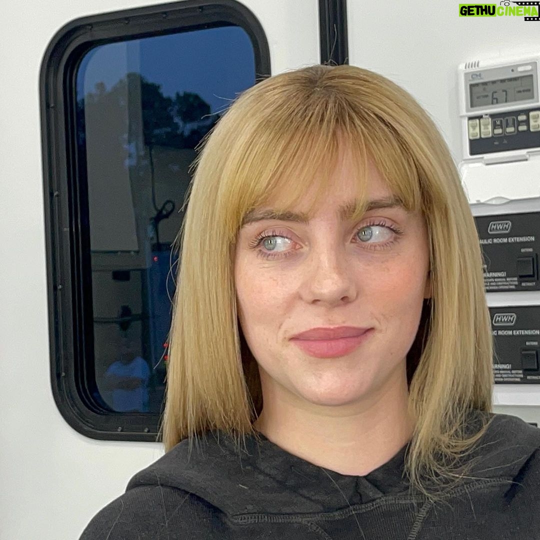 Billie Eilish Instagram - :’) last may. so much joy mannnnn @domfishback you are my idol. watching dom do her fuckin thing was one of the most amazing experiences of my life. this girl is fucking unbelievable. will cherish you forever dom love you so much. i feel so honored to be a part of something so special, surrounded by PEOPLE so special. @donaldglover if it wasn’t for you i wouldn’t be the artist or person i am today. @ibraake & @janinenabers you rock my socks off. truly can’t BELIEVE my reality sometimes. STREAM “SWARM”!! @swarmonprime 🐝🐝🐝