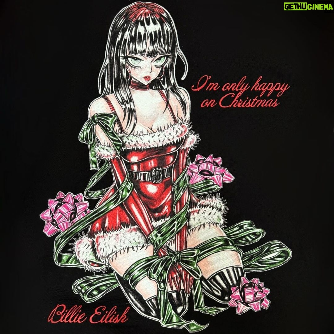 Billie Eilish Instagram - merry christmas i am a year older