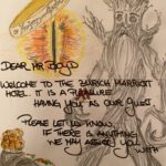 Billy Boyd Instagram - Just found this as I unpacked a bag. Some people are cool ( and talented) and go that extra mile to make you feel welcome. Made me smile. Thank you to those kinda people. X