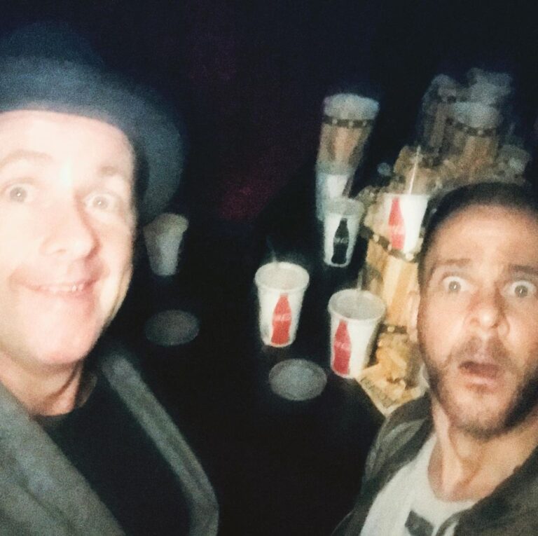 Billy Boyd Instagram - Me and @dom_monaghan_ couldn’t believe all the pop and popcorn people left at @orlandobloom premiere of Carnival Row! ( which is fantastic by the way and Orli is wonderful) Took us a while but we finished it . #carnivalrow #secondbreakfast #carnivalrowamazon #hobbits #elf