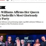 Billy Gibbons Instagram - @rollingstone: @lucinda_williams Affirms Her Queen Status at Nashville’s Most Gloriously Low-Key Party @jasonisbell, Billy F Gibbons and performing-rights org @bmi celebrate Williams as the first female recipient of the Troubadour Award Photos: @blondeambitiontour