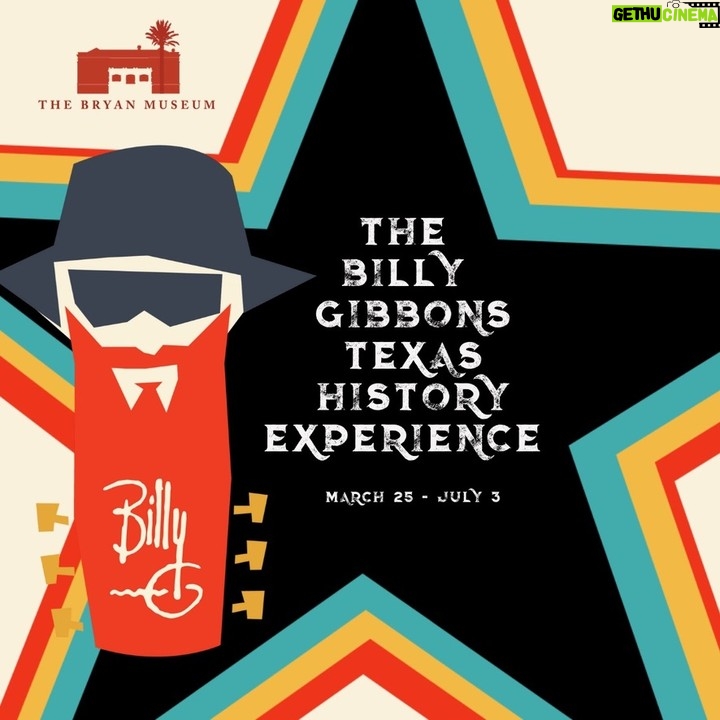 Billy Gibbons Instagram - Hola Amigos, don’t miss the upcoming VIP opening of my exhibit: Billy F Gibbons Texas History Experience at The Bryan Museum @thebryanmuseum in Galveston, Texas on March 25th at 5:30 pm Get your tickets today https://thebryanmuseum.org/gala-2022/ link in bio