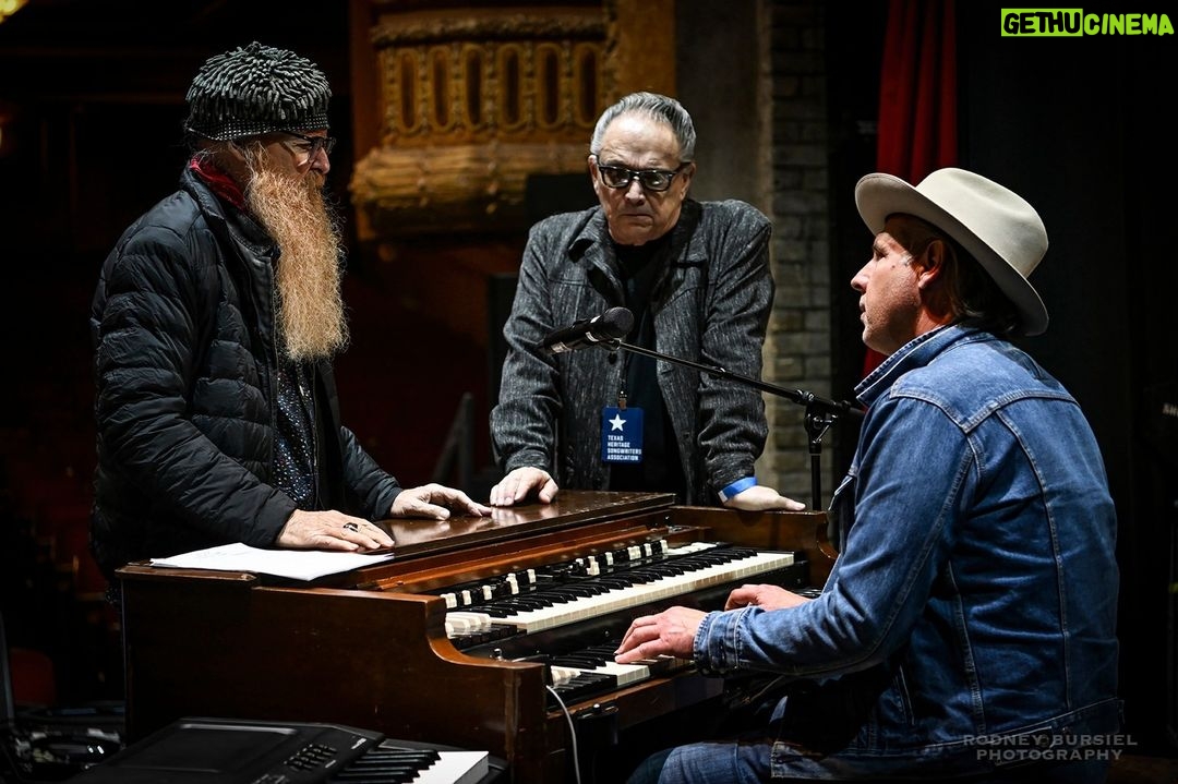 Billy Gibbons Instagram - Taken at Texas Heritage Songwriters Association last Saturday night... Thank you @TXHSA First photo is with Lightnin' Hopkins' Granddaughters and @rodneyjcrowell The second photo is with @jimmievaughanofficial and @mikeflanigin Photos by @rodneybursiel
