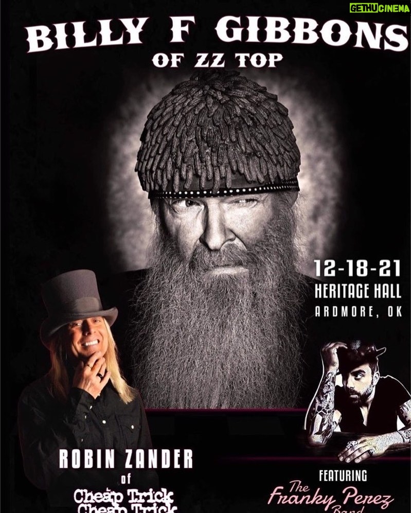 Billy Gibbons Instagram - Repost from @aubrygeneharris • TOY DRIVE 2021!!!! BILLY F. GIBBONS of Zz top ROBIN ZANDER of Cheap Trick THE FRANKY PEREZ BAND!! Hit after hit after hit!!! @stubwire for tickets! 12/18/21 @billyfgibbons @cheaptrick @zztop @frankyperezofficial @twofrogsgrill 🔥🔥🔥🔥🔥🔥🔥🔥🔥🔥🔥🔥🔥 #zztop #billyfgibbons #billygibbons #frankyperez #cheaptrick #classicrock #livemusic #twofrogs #toys4tots #childrenshelter #makingmemories ❤️😎❤️
