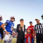 Billy Gibbons Instagram - No surprise that we won a @BillyFGibbons coin toss. 🤷 #PonyUpDallas #PonyExpress Gerald J. Ford Stadium
