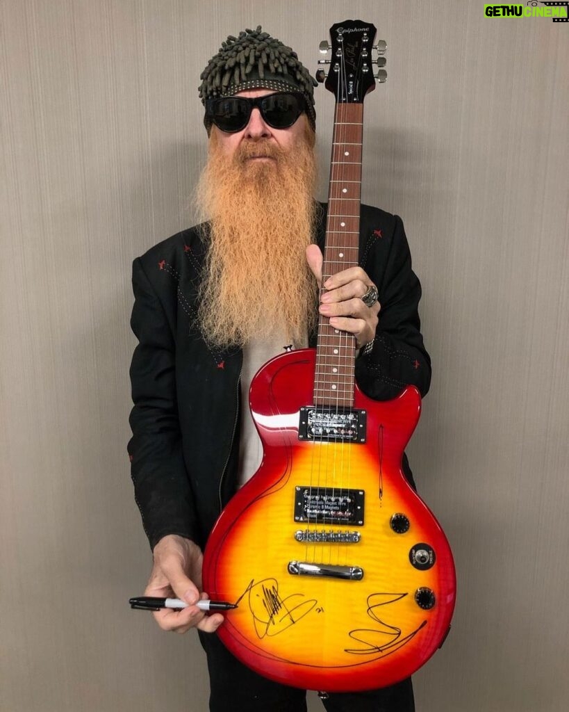 Billy Gibbons Instagram - Win a Billy F Gibbons signed Les Paul plus vinyl and more!! Enter Here: https://found.ee/BillyFGibbons_GuitarGiveaway Link in bio