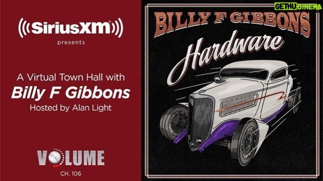 Billy Gibbons Instagram - Repost from @siriusxmvolume • We have your chance to attend a virtual Town Hall with Billy F Gibbons hosted by Alan Light on June 17th! Details below for your chance to attend. HOW TO GET YOUR CHANCE • EMAIL rsvp@siriusxm.com • INCLUDE “Billy F Gibbons” in the subject line of the email and include your full name, valid email, and cell phone number in the email. All requests must be received by 10am ET on June 17th. Thirty-five (35) eligible responders will have their chance to be a part of this Virtual Event on June 17, 2021. Must be a U.S resident least 18 years of age to participate. Incomplete responses are ineligible to be selected. Limit one participant per household. Only winners will be notified via email.