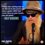 Billy Gibbons Instagram - Clip from #PaulShafferPlusOne on @axstv Oct 2019 watch on their site here: https://www.axs.tv/channel/paul-shaffer-plus-one/paul-shaffer-plus-one-season-1/video/billy-gibbons/