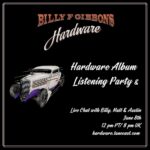 Billy Gibbons Instagram - On June 8th 12pm PT / 8 pm UK join Billy, Matt and Austin in a live chat and listening party for the new album ‘Hardware’. Save the date & join the event here:  link in bio https://found.ee/BFG_HardwareListeningParty #billyfgibbons #billyfgibbonshardware