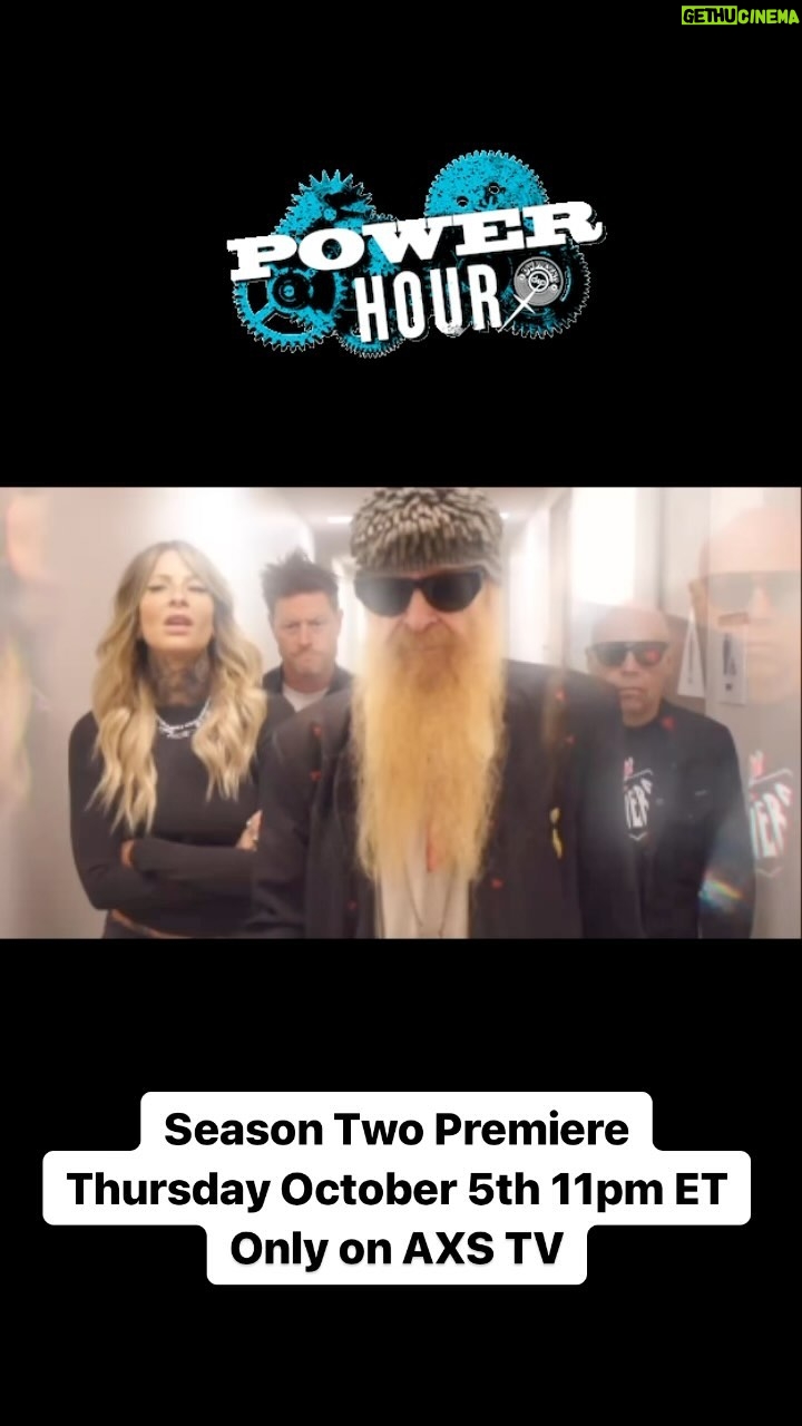 Billy Gibbons Instagram - Every girl’s crazy about SEASON TWO of the Power Hour 🎶