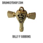 Billy Gibbons Instagram - On sale NOW! Billy F Gibbons’ Signature Drum Key! Grab yours now in gold, chrome, antique brass and antique copper. Head over to drumkeyshop.com or swipe up in our story to buy yours NOW! These drum keys are cast metal and strong enough to use daily as a drum key but beautiful enough to collect. All keys are in stock but limited quantities are available. @drumkeyshop ships internationally as well as domestically! A portion of the profit goes to charity on each key so you’re helping out others while getting a drum key you can use daily. #drumkeyshop #signaturedrumkey #customdrumkey #billyfgibbons