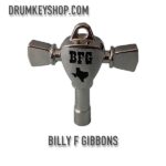 Billy Gibbons Instagram - On sale NOW! Billy F Gibbons’ Signature Drum Key! Grab yours now in gold, chrome, antique brass and antique copper. Head over to drumkeyshop.com or swipe up in our story to buy yours NOW! These drum keys are cast metal and strong enough to use daily as a drum key but beautiful enough to collect. All keys are in stock but limited quantities are available. @drumkeyshop ships internationally as well as domestically! A portion of the profit goes to charity on each key so you’re helping out others while getting a drum key you can use daily. #drumkeyshop #signaturedrumkey #customdrumkey #billyfgibbons