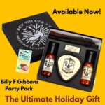 Billy Gibbons Instagram - Have mercy! Get your @billyfgibbons Party Pack with picks, strap, slide, coasters, and two bottles of Billy’s hot sauce in the Holiday Store. #billygibbons #bfg #dunlop #party #hotsauce #giftideas #hotsauce La Grange, Texas