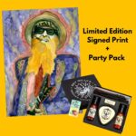 Billy Gibbons Instagram - Have mercy! Get your @billyfgibbons Party Pack with picks, strap, slide, coasters, and two bottles of Billy’s hot sauce in the Holiday Store. #billygibbons #bfg #dunlop #party #hotsauce #giftideas #hotsauce La Grange, Texas
