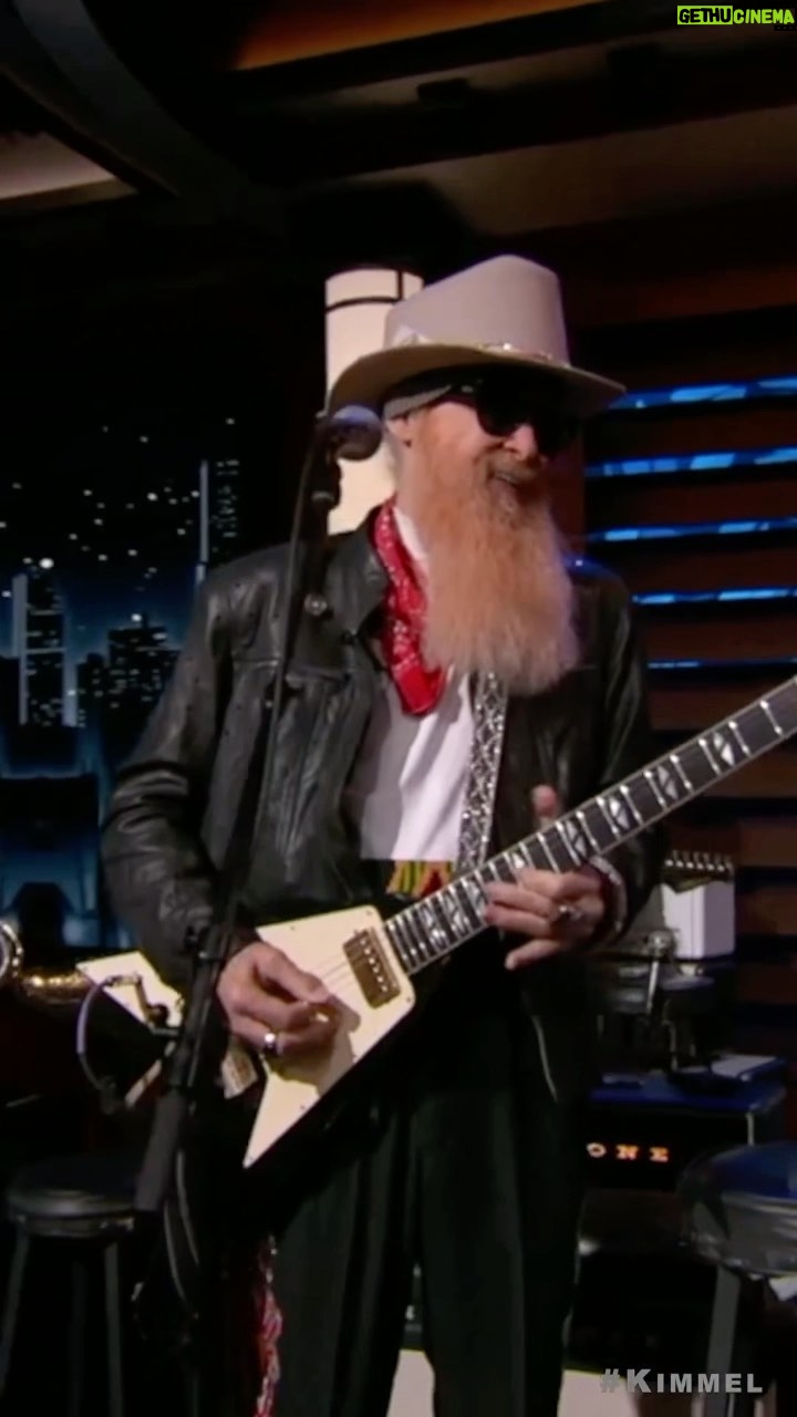 Billy Gibbons Instagram - Repost from @jimihendrix • On November 17, 2022 @billyfgibbons appeared on @jimmykimmellive to pay tribute to #JimiHendrix. Broadcast on the eve before the debut of the new album Jimi Hendrix Experience: Los Angeles Forum – April 26, 1969, Billy’s performance of “Foxey Lady” was highlighted by the fact that Gibbons was playing Jimi Hendrix‘s own @gibsonguitar Flying ‘V’ electric guitar that was used throughout Jimi’s 1970 tour schedule including performances in #Seattle and at the Isle Of Wight. Footage Courtesy ABC / Jimmy Kimmel Live Still Photos: ABC / Randy Holmes #Kimmel #JimmyKimmel #BillyGibbons #FoxeyLady #Jimi80