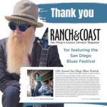 Billy Gibbons Instagram - Repost from @sdbluesfest • Thank you to Ranch & Coast Magazine for highlighting our 12th annual AimLoan.com San Diego Blues Festival in your August issue! It’s going to be a great event that benefits a great cause! The San Diego Blues Festival is happening Saturday, Sept. 10, 2022 and will feature talented performers such as Billy F Gibbons & Friends, Southern Avenue, The Phantom Blues Band, and more! Tickets are available now! Visit the link in our bio purchase your tickets today. #SanDiegoBluesFest #SDBF #BluesFestival #RanchandCoast #Magazine