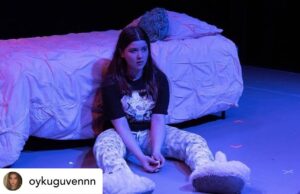 Birol Güven Instagram - Posted @withregram • @oykuguvennn It is a late post however, it was an amazing  opportunity to tell a great story written by @dcdickers0n and @iman_amini. Thank you to all the cast members and my lovely scene partner @alexdemeny.💜💙