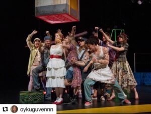 Birol Güven Instagram - #Repost @oykuguvennn with @use.repost
・・・
I am so happy and grateful for this opportunity… Urinetown was amazing. Love everyone that I worked with. Thank you thank you thank you❤️ /Urinetown çok güzel bir oyundu… içinde olduğum için çok şanslı ve mutlu hissediyorum. Birlikte çalıştığım herkesi çok sevdim ve herkese çok çok teşekkür ederiiim❤️