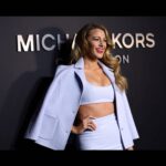 Blake Lively Instagram - the cold never bothered me anyway ❄️ @michaelkors thank you for the best night …as always