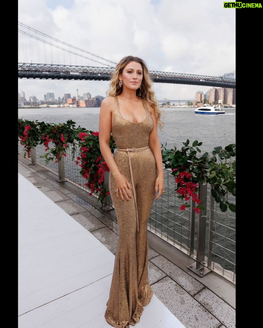 Blake Lively - 4 Million Likes - 2023 Memories: Only @michaelkors could get me to squeeze into gold sequins way too soon after having a baby. Love you MK✨🪩 ✨ (and yes I low key moonlight as an interior designer but please don’t tell bc I definitely don’t want the world to know that I have a hidden talent which I require external validation on)