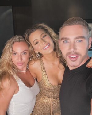 Blake Lively Instagram - 2023 Memories: Only @michaelkors could get me to squeeze into gold sequins way too soon after having a baby. Love you MK✨🪩 ✨ (and yes I low key moonlight as an interior designer but please don’t tell bc I definitely don’t want the world to know that I have a hidden talent which I require external validation on)