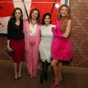 Blake Lively Instagram - Some weeks are for the man in your life. Some weeks are for the women…
I was so happy to celebrate my denim sister @americaferrera She’s the heart and soul of @barbiethemovie because she’s the heart and soul of everything she’s a part of. 
I’ve known her for 20 years. Since I was 16. I’ve watched her live, grow, soar, fall, make, break, push, fight, win, create, forge, disrupt, way make, lead, lead, lead. 

That speech she gives as Gloria felt as close to real as anything I’ve ever seen on screen. Because that’s who she is. She’s that spectacular, passionate, inspiring and full of heart in her own life. 

I can’t wait to watch her sweep awards up across her living room floor. No one deserves it more… for a lifetime of brilliant work. 

It’s one of my life’s honors to witness her show so many women not only what’s possible, but HOW it’s done. I love you sister. Always. 

Pants = Love 
Love your sisters. Love yourself.