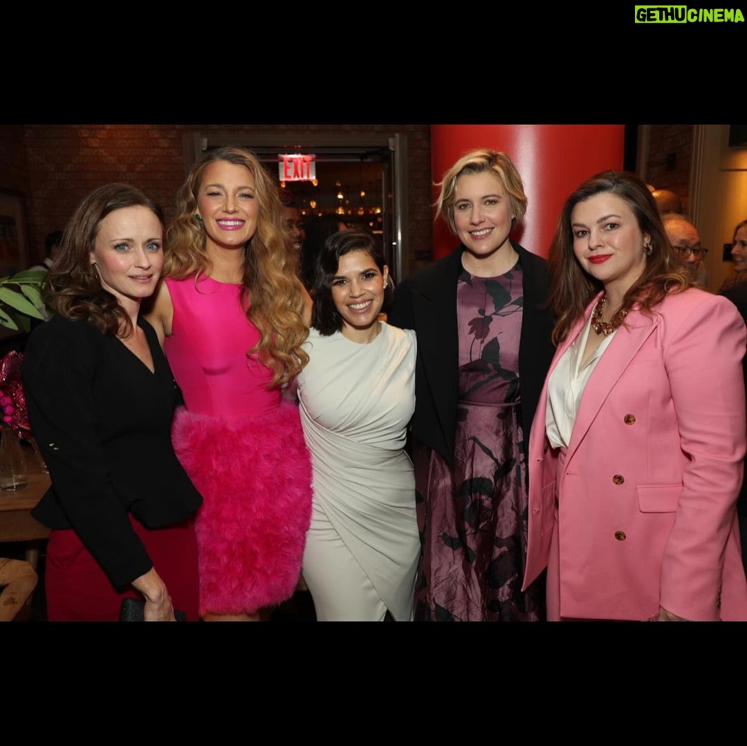 Blake Lively - 4.2 Million Likes - Some weeks are for the man in your life. Some weeks are for the women…
I was so happy to celebrate my denim sister @americaferrera She’s the heart and soul of @barbiethemovie because she’s the heart and soul of everything she’s a part of.
I’ve known her for 20 years. Since I was 16. I’ve watched her live, grow, soar, fall, make, break, push, fight, win, create, forge, disrupt, way make, lead, lead, lead.
That speech she gives as Gloria felt as close to real as anything I’ve ever seen on screen. Because that’s who she is. She’s that spectacular, passionate, inspiring and full of heart in her own life.
I can’t wait to watch her sweep awards up across her living room floor. No one deserves it more… for a lifetime of brilliant work.
It’s one of my life’s honors to witness her show so many women not only what’s possible, but HOW it’s done. I love you sister. Always.
Pants = Love
Love your sisters. Love yourself.