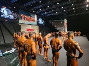 Bob Cicherillo Instagram - On stage here in Dubai.  IFBB PRO LEAGUE In the house At the Dubai Pro! Fans around the world.. ARE YOU READY..???