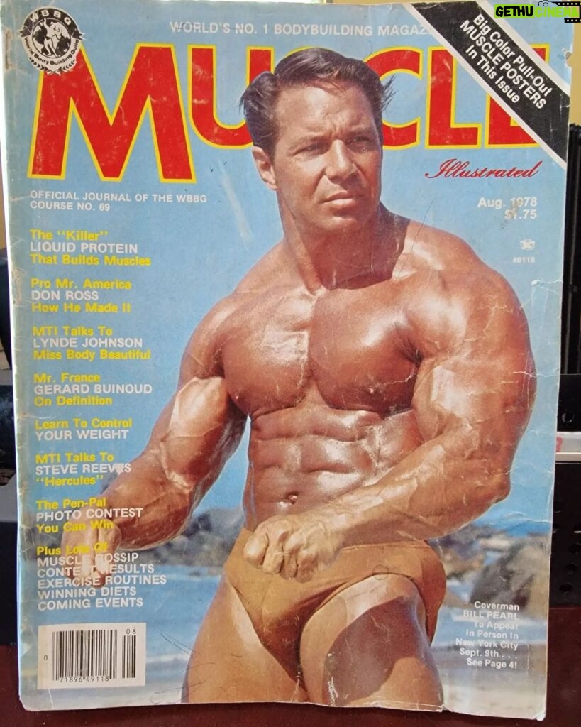 Bob Cicherillo Instagram - RIP Bill Pearl. This was the very first BB mag I ever set eyes on at 12 years old. If there was ever a true " uncrowned Mr. OLYMPIA", it was this guy! Way ahead of his time