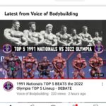 Bob Cicherillo Instagram - NEW V.O.B. UP! 91 NATIONALS VS 22 OLYMPIA! https://youtu.be/i8pNYl7zc5s #bodybuilding #bobcicherillo #voice of bodybuilding #nypro #ifbbproleague