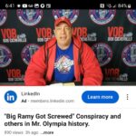 Bob Cicherillo Instagram - NEW! Voice of Bodybuilding podcast up!