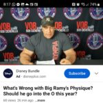 Bob Cicherillo Instagram - NEW VOB UP on YouTube! ( voice of bodybuilding) should Big Ramy retire..? #bodybuilding #voiceofbodybuilding #bobcicherillo #ifbbpro #bigramy #mrolympia