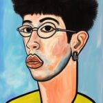 Borja Jiménez Mérida Instagram - 🤡👽😑🐼🐸 Retratos realizados con inteligencia artificial por @estekedecamello 🧠🤖 ¿Cuál es tu favorito? En Otro Mundo