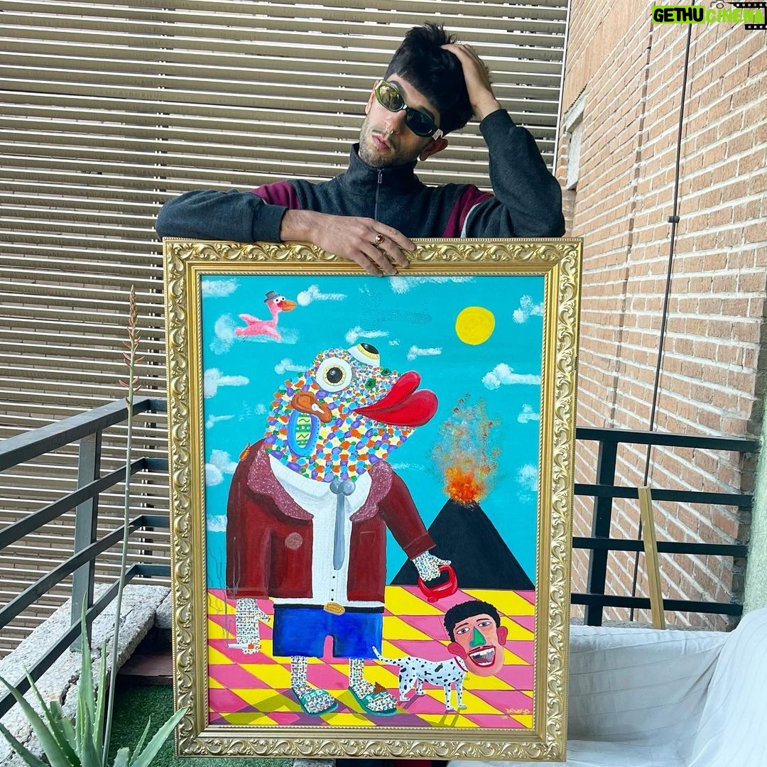 Borja Jiménez Mérida Instagram - 🎨🖌🐸 Tranquilo en Casa