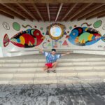 Borja Jiménez Mérida Instagram - Muy contento de pintar mi primer mural en la plaza de La Caleta 😀🐠🖌 Gracias a los muchachos de la brocha gorda por echarme una mano @kuko_th3_dog @yosce.g @daferez @armichegonzalez 💪
