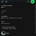 Borja Jiménez Mérida Instagram – Con mucho amor 🧡

La Vida en Cholas (EP)

01. La Vida en Cholas
02. Chillin 
03. La Motillo m
04. Tuyo

Disponible en todas las plataformas link en bio