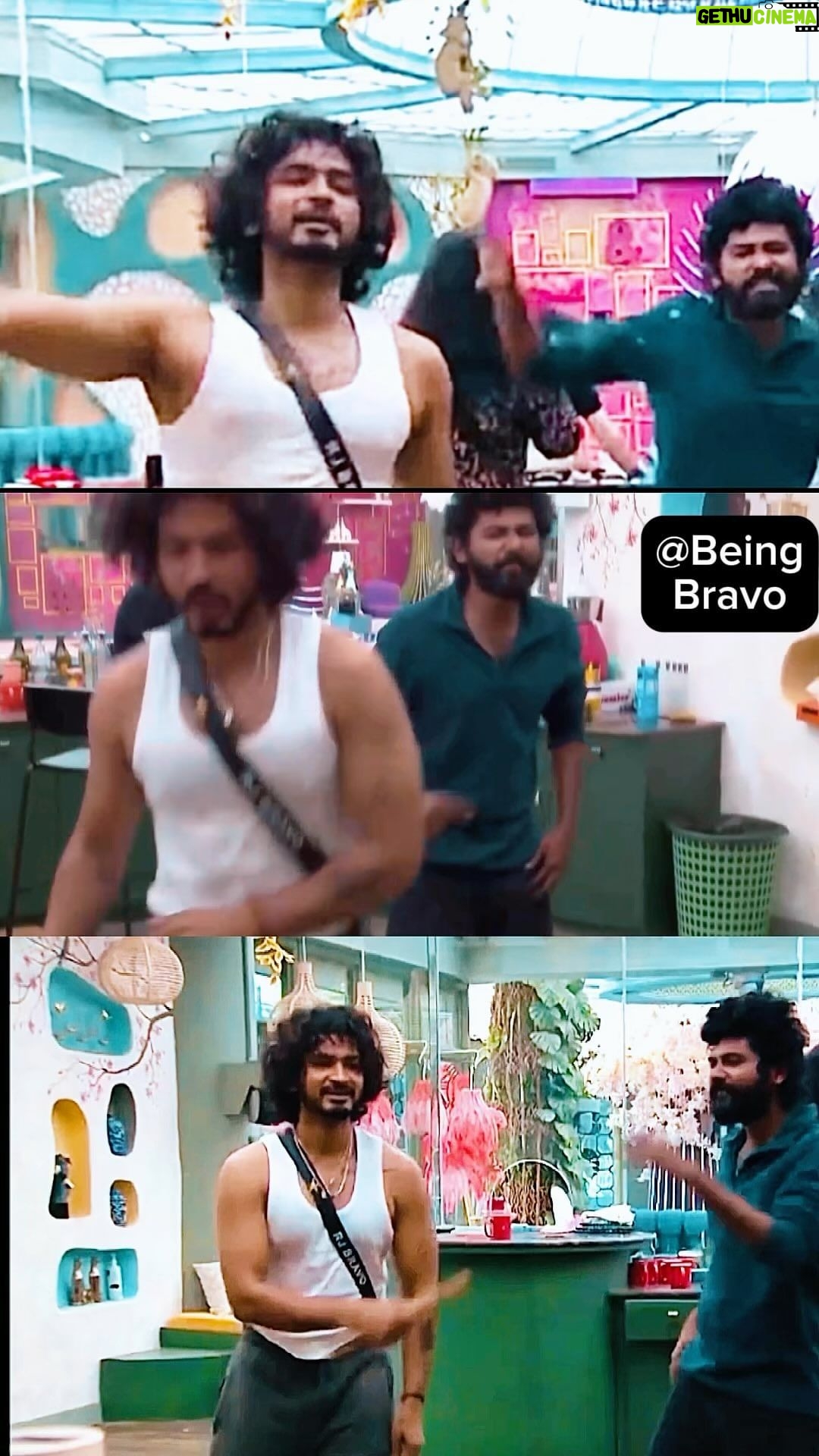 Bravo Instagram - Smile, wake up and dance.! Watch all your sorrows wash away! . . . #biggbosstamil #biggboss #biggboss7 #biggbosstamil7 #maya #bigboss #bigbosstamil #bigboss7 #realityshow #poornima #tamilshow #tamilrealityshow #vijaytelevision #vijaytv #vijaytvpromo #rjbravo #dubai