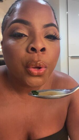 Brely Evans Instagram - I made cabbage soup!! 
If your last name is EVANS there is a discount for you on BRELYEvans.com We stick together ❤️❤️