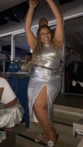 Brely Evans Instagram - Here’s one for the books Beyoncé’s background singers wear dress like me!! I knew I belonged on that stage 😜Love this 2 piece Silver outfit? I bought 2 one for me and one for you!! It’s a 2X @sisterswop @beyonce Giveaway! Tag 5 friends and I’ll draw a winner! Love y’all ❤️❤️