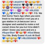 Brely Evans Instagram - Someone gave me a Chance and now I can return the blessings! It’s my DMs that keep me going! Yall I’m so grateful that Gods people speak over my life in such a beautiful way! And let’s make this dress happen in 2024!! #wowGod FOLLOW @from9to5towow we are supporting entrepreneurs to their next levels! ❤️ Worldwide