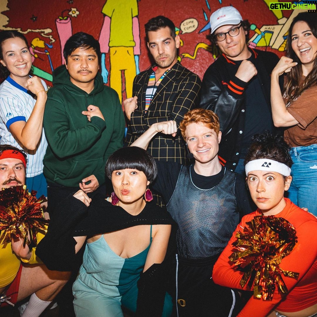 Brendan Scannell Instagram - Been having fun with Sam for 13 years and last night was one to remember! Thanks @netflixisajoke and everyone who came out to cheer and compete! Slide 7 for the chaos π π· @alimichelle.co Elysian Theater