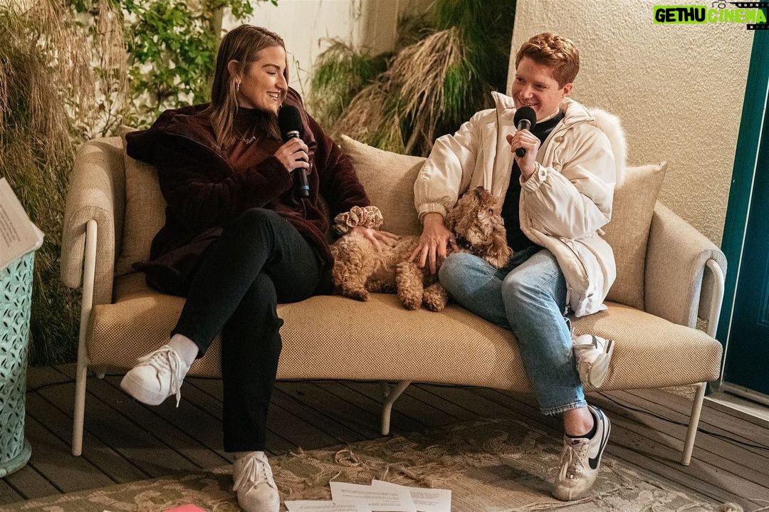 Brendan Scannell Instagram - I’m on Lovett or Leave It today doing my favorite thing: talking trash wearing a parka that I bought from a little old lady’s estate sale. Link in stories or, ya know, google it!