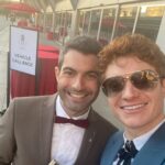 Brendan Scannell Instagram - Didn’t win but we made friends with a few giant Emmy statues along the way 🏆💛 👔 @aubreybinzer 💄 @sonialeeartistry