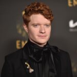Brendan Scannell Instagram - I’ve always said the key to any red carpet is staring steadfastly away from camera and wearing a tiny lil brooch 💍 Thanks @televisionacad for inviting me and @aubreybinzer for putting me in a cummerbund for the first time since boys choir