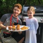 Brendan Scannell Instagram - Brownie cupcake sliders and cinnamon apple fries on an Indiana night! Recipe on final slide xo @kidsbakingchampionshipcasting
