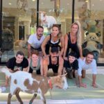 Brendan Scannell Instagram - Turns out when they call it “Goat Yoga” they mean exactly that #baamaste 🐐🙏