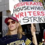 Brendan Scannell Instagram - We are on strike demanding to be paid for the value we create for the wildly profitable companies that control the entertainment industry 🤡 We are demanding fair residuals when the shows we work on are successful 🤑 We are demanding the end to explotative pre-greenlight rooms and anti-labor gig economy practices taken from the tech industry that turn writing for some the richest companies in America into a part-time job 🧟‍♂️ And we’re doing it looking good!! Survival is Insufficient #wgastrong